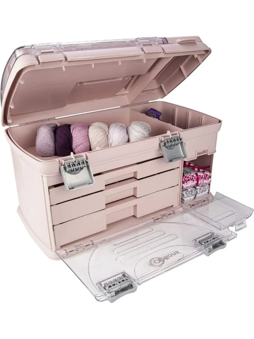Large 3-Drawer Organizer with 2 Small Utility Stows for Crafts, Jewelry & More